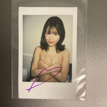 오가사와라 나노 [ Nano Crystal ] 특전 친필 사인 폴라로이드