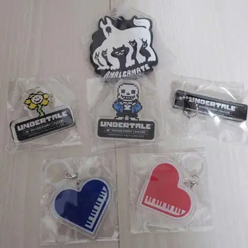 낱개 판매 가능 Undertale 10th 키링 언더테일