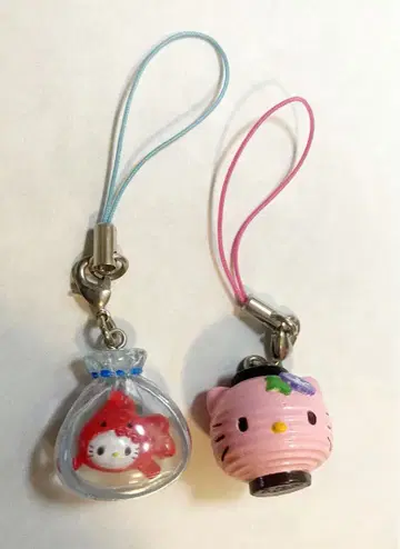 헬로키티 엔니치 시리즈 금붕어 건지기 & 등롱 2종 세트