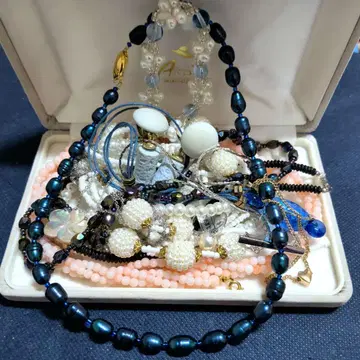 유품 정리 생전 정리 액세서리 묶음 판매 목걸이 반지