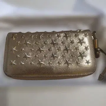 지미추 골드 별 모양 스터드 장지갑