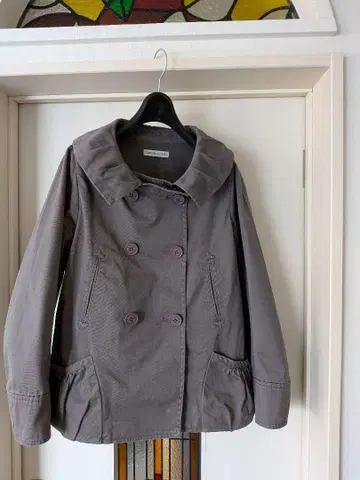 TSUMORI CHISATO 그레이 퍼플 자켓