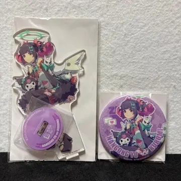 젠레스존 제로 산리오 캔뱃지 아크릴 스탠드 남궁우 x 쿠로미