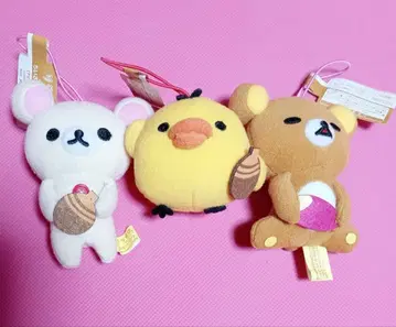 리락쿠마 코리락쿠마 키이로이토리 마스코트 3종 세트