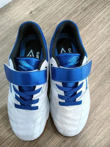 Umbro 풋살화 화이트/블루 18cm