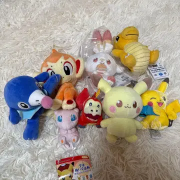 포켓몬 피스 제일복권 외 포켓몬 봉제 인형 세트
