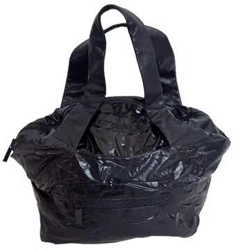 CAMPER 캠퍼 토트백 보스턴백 에나멜 블랙