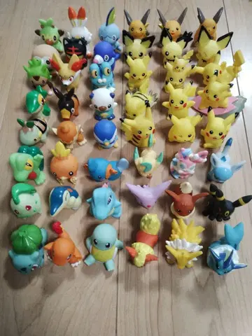 피카츄 부스터 포켓몬 키즈 손가락 인형 피규어 소프트 비닐 묶음 판매