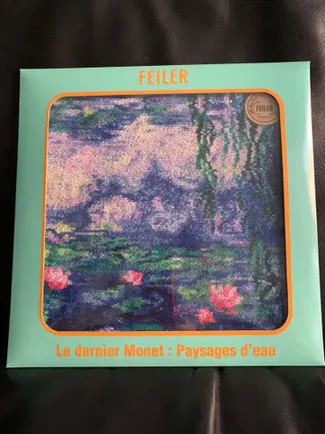 한정판 완판템 [ 모네 수련의 시간 ] 전 페이러 손수건 그린