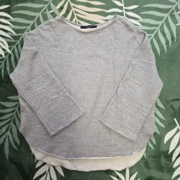 코튼 리오셀 보트넥 풀오버 SWEAT