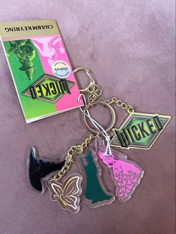 프랑스 Wicked 위키드 아크릴 키링 claires 새상품