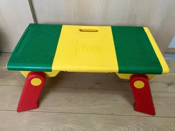 레어 정품 LEGO 플레이 테이블 접이식 수납 휴대 가능 컴팩트