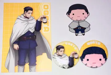 골든 카무이 오가타 캔뱃지 스티커 특전 카드