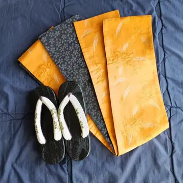 리버서블 오비, 일본 나막신 세트