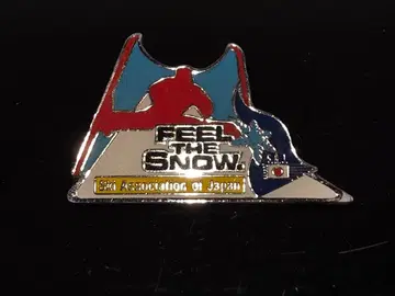 FEEL THE SNOW 핀 배지 전일본스키연맹