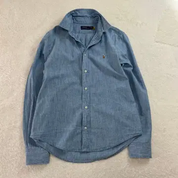 폴로 폴로 랄프로렌 포니 자수 데님 셔츠 긴팔 코튼 M