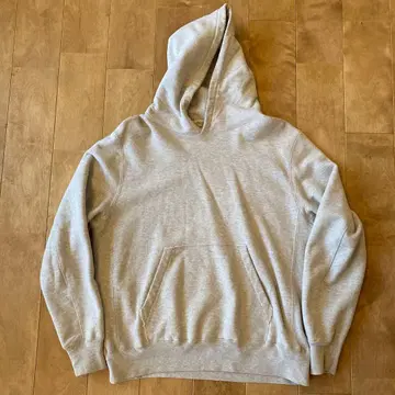 REMI RELIEF 레미 레리프 후드티 그레이 S 가공 두꺼운 원단