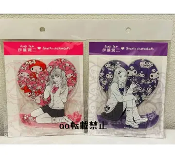 이토 준지 산리오 캐릭터즈 배경 포함 아크릴 스탠드 갸루 토미에 전 2종