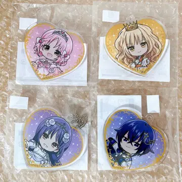 수호캐릭터 마루쿠지 아크릴 키링 4종 세트