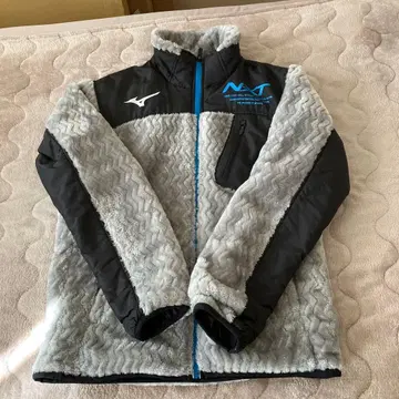 Mizuno 그레이 블랙 플리스 자켓