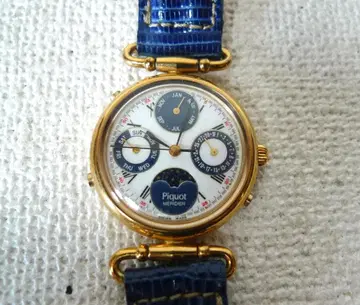 Piquot MERIDIEN 피코 메리디안 쿼츠 손목시계 문페이즈