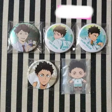 하이큐 오이카와 이와이즈미 난자 캔뱃지 현수막 복권 극락탕 아크릴 스탠드