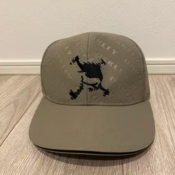 오클리 골프웨어 캡 베이지 SKULL EMB CAP