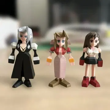 FF7 폴리곤 피규어/세피로스 에어리스 티파