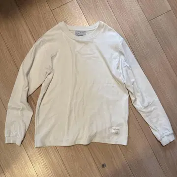 my day 흰색 화이트 긴팔 면100