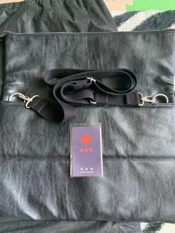 토요오카 가방 BAGGEX 가죽 숄더백 일본제 블랙