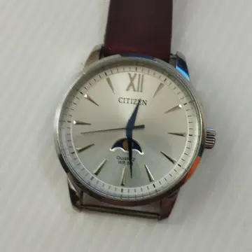 CITIZEN 6324-S121418 남성용 쿼츠 손목시계 문 페이스