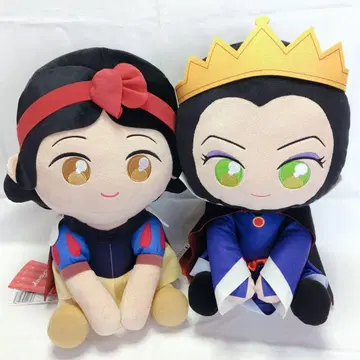 백설공주 여왕 라운드원 한정판 봉제 인형 2체 세트 울리미