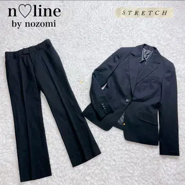 N라인 바이 노조미 팬츠 수트 셋업 스트레치 실크 혼방