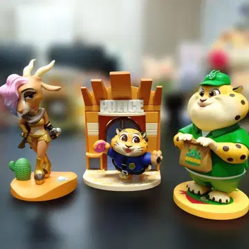 주토피아2 POPMART 코스비 피규어 크로우하우저 가젤