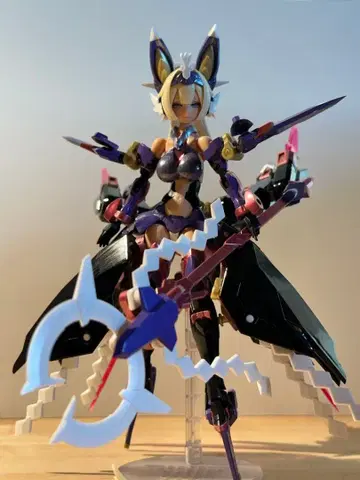 미플라 메가미 디바이스 슈라 타마모노마에 페인팅 완성품