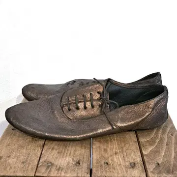 레페토 가죽 신발 브론즈 스트링 슈즈 23.5cm
