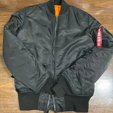 알파인더스트리 MA-1 블랙 M 사이즈