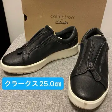 박스 포함 / 클락스 스니커즈 레이튼레이 패스터 블랙 가죽