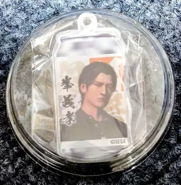 용과 같이 관혼상제전 산토리 콜라보 캔 아크릴 키링 미네 요시타카 관