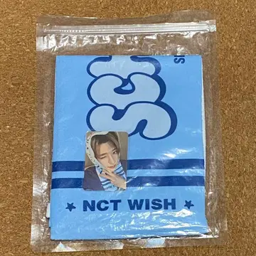 NCT WISH 타월 슬로건 트레이딩 카드 세트 시온