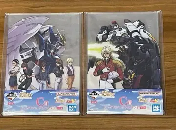 제일복권 건담 W C상 빅 비주얼 스탠드 2종