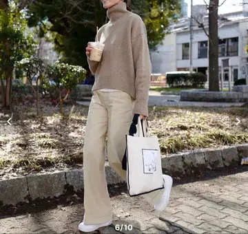 Gypsohila 지프소필리아 울 100% 하이넥 니트 스웨터