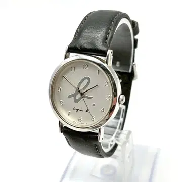 [ 작동품 ] 에네스베 손목시계 실버 쿼츠 V701-6840