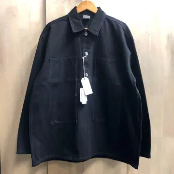 휴스턴 블랙 데님 오버 셔츠 밀리터리 아메카지 XXL