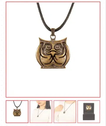 리코리스 코일 아란 기관의 목걸이