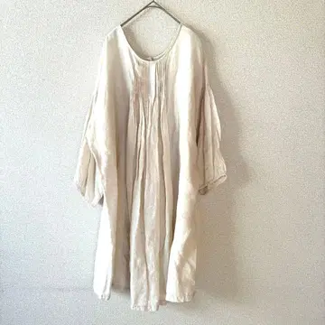 저널 스탠다드 린넨 원피스 튜닉 아이보리