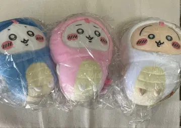 치이카와 해피백 2025 간지 봉제 인형 3종