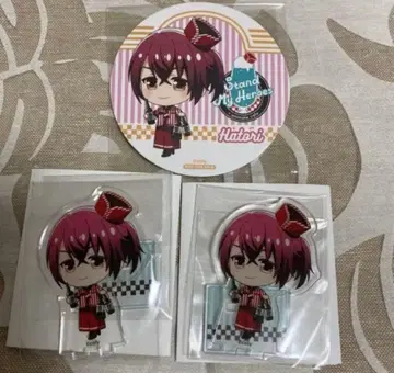 a) 세트 판매 스타마이 오타니 하토리 애니카페 아크릴 스탠드 코스터