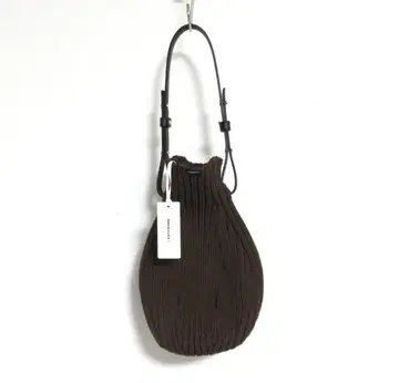 새상품 LASTFRAME TSUBO BAG SMALL DARK BROWN