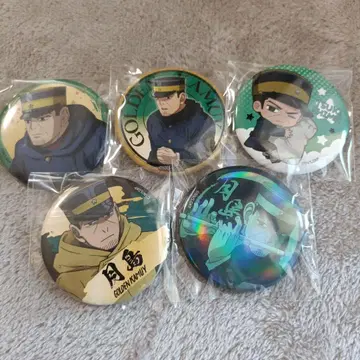 골든 카무이 츠키시마 하지메 캔뱃지 5개